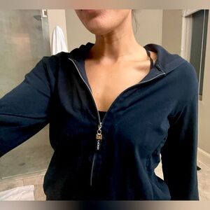 Ralph Lauren black zip up hoodie